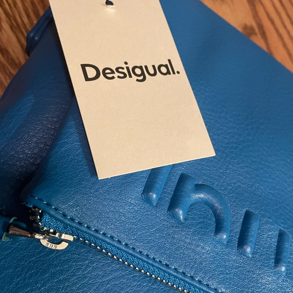 NWT- Brand New Desigual Blue Lightweight Bag